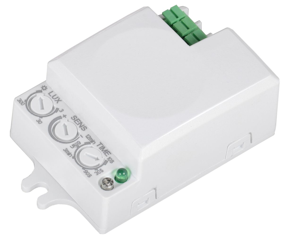 Датчик движения ДД-МВ401 500Вт 360град 8м IP20 белый IEK (LDD11-401MB-500-001)