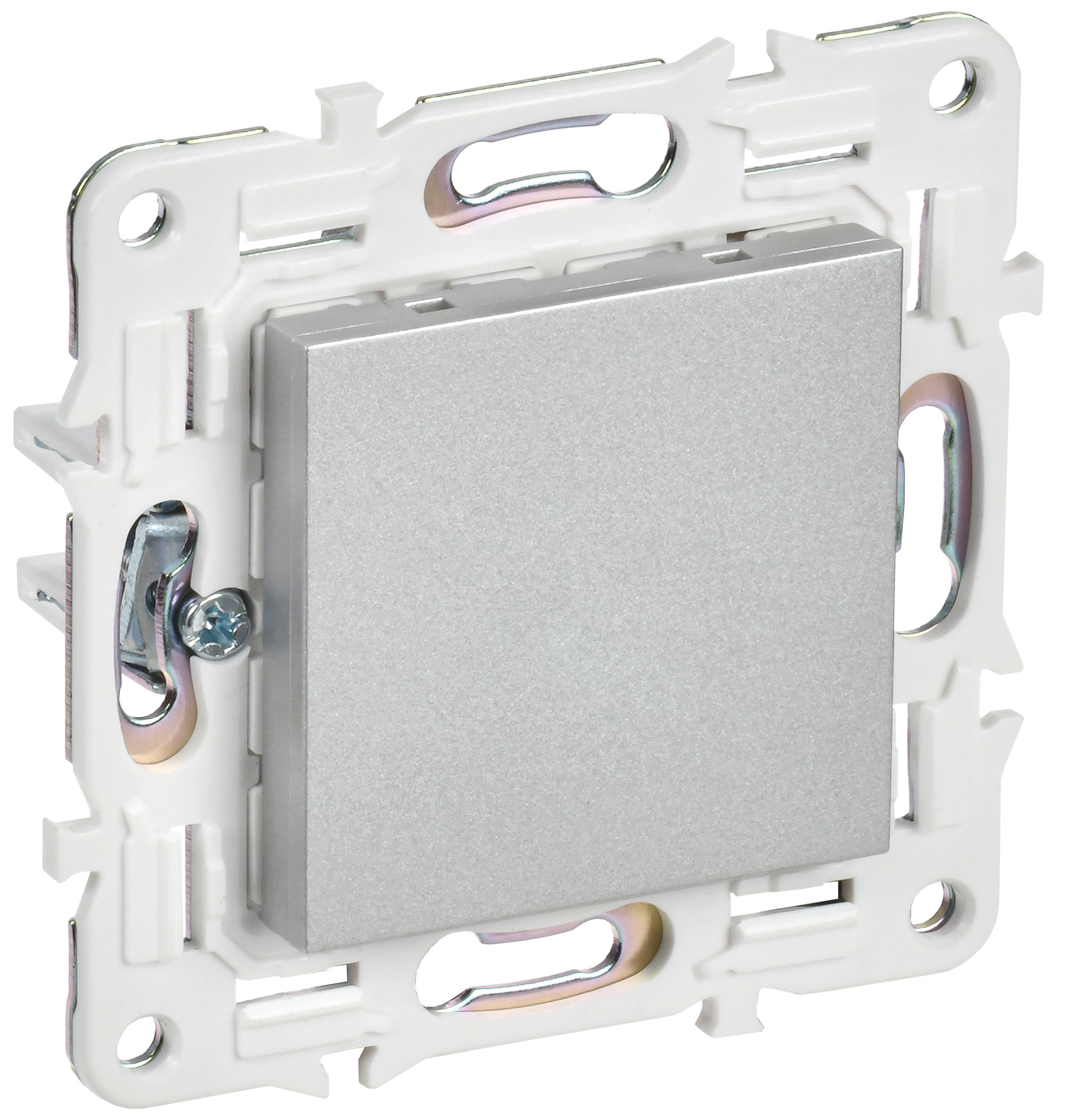 SKANDY Заглушка с суппортом SK-C01S серебряный IEK (SK-PL10-K23)