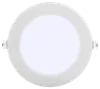 Светильник светодиодный ДВО 1714 белый круг 12Вт 6500К IP40 IEK3