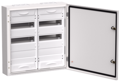 TITAN 5 Корпус металлический ЩРн-72 (2х36) 585х570х140мм IP54 белый (одна дверь) IEK