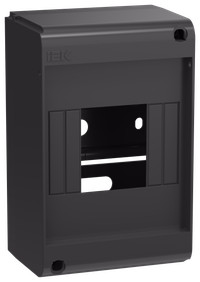 UNION Mini Корпус пластиковый КМПн-4 IP20 без двери черный IEK