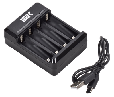 Устройство зарядное для 2-4 NiMH/CD аккумуляторов AA/AAA 200мА с LED индикатором IEK