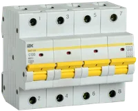 KARAT Automatic circuit breaker BA47-150 4P C 100A 15kA IEK
