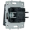BRITE 2-gang switch with indication for hotels 10А ВС10-2-9-BrM marengo IEK4
