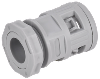 ELASTA Муфта вводная для гофрированных труб MVN16 IP40 серая IEK