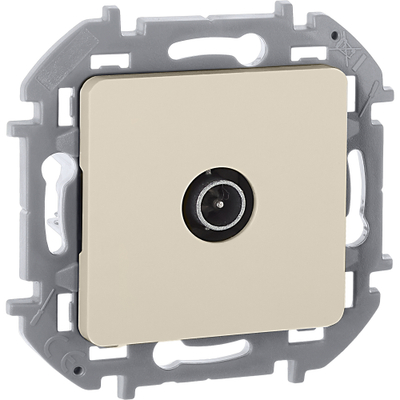 INSPIRIA Розетка TV оконечная слоновая кость