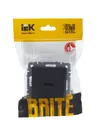 BRITE Розетка HDMI РHDMI-0-БрГ графит IEK6