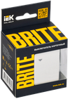 BRITE Выключатель карточный 30А ВС10-1-8-БрБ белый IEK1