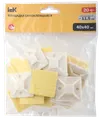 Self-Adhesive Nylon Pads 40x40 white under clamp(20pcs.) IEK1