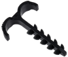 Дюбель-хомут Т-образный 4-12мм нейлон черный (25шт/упак) IEK0
