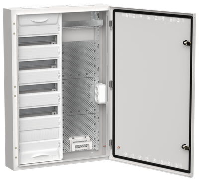 TITAN 5 Корпус комбинированный ЩРн-60 (2х60) 835х570х140мм IP30 белый IEK