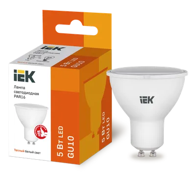 LED PAR16 soffit lamp 5W 230V 3000K GU10 IEK is intended for use in lighting devices for external and internal lighting of industrial, commercial and domestic facilities.

Complies with the requirements of the Technical Regulations of the Customs Union TR TS 004/2011, TR TS 020/2011, IEC 62560, Decree of the Government of the Russian Federation of November 10, 2017 No. 1356.