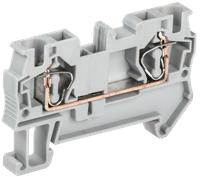 Клемма пружинная КПИ 2в-4 41А серый IEK