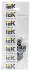 Скоба металлическая двухлапковая d=12-13мм (10шт/упак) IEK2