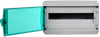 TEKFOR Корпус пластиковый КМПн-18 IP65 зеленая прозрачная дверь IEK3