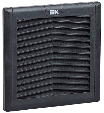 Фильтр с решеткой для вентилятора ВФИ 65-105м3/час черный IEK