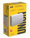 UNION Compact Корпус пластиковый ЩРН-П-12 IP41 белая дверь IEK1