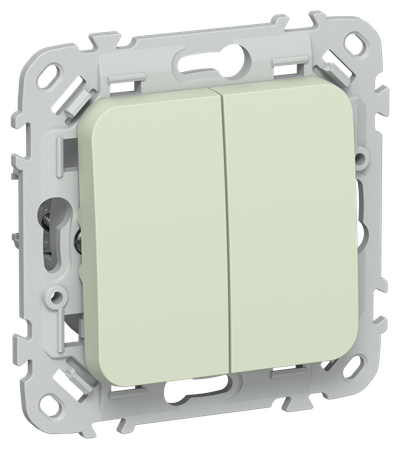 FLITE Выключатель 2-клавишный 10А ВС12-1-0-ФлП панг IEK
