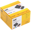 Контроллер с ПДУ радио RGB 3 канала 12В 6А 216Вт черный IEK1
