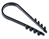 Дюбель-хомут 19-25мм для круглого кабеля нейлон черный (25шт/упак) IEK0
