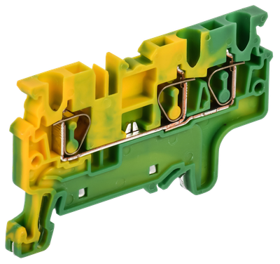 ARMAFIX Клемма пружинная CX2.5-3 PE 2,5мм2 трехконтактная заземляющая IEK