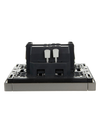 FORTE&PIANO Выключатель 1-клавишный проходной с индикацией 10А FP504 сталь IEK2