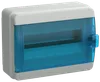 TEKFOR Корпус пластиковый КМПн-12 IP65 синяя прозрачная дверь IEK0