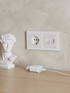 BRITE Рамка 2-местная IP44 РУ-2-БрБ-44 белый IEK5