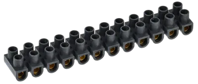 Screw-type terminal clips ZVI-20 4-10mm2 12steam IEK black