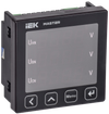 Digital panel voltmeter three-phase RS-485 96x96 LED MASTER IEK0