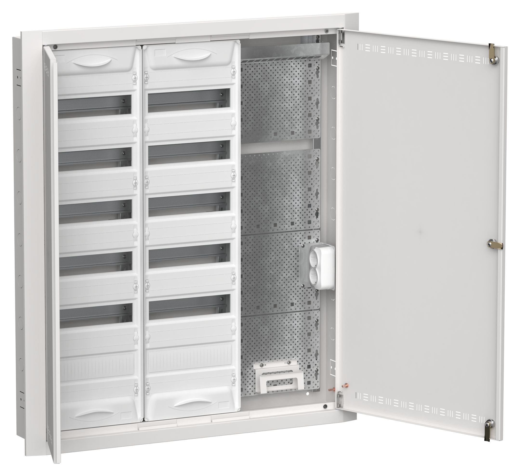TITAN 5 Корпус комбинированный ЩРв-144 (3х72) 1005х885х130мм IP30 белый IEK (TI5-51-V-3X072-30)
