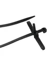 Dowel clamps HD 7x150 black (50pcs./set) IEK3