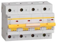 KARAT Automatic circuit breaker BA47-100 4P D 20A 10kA IEK