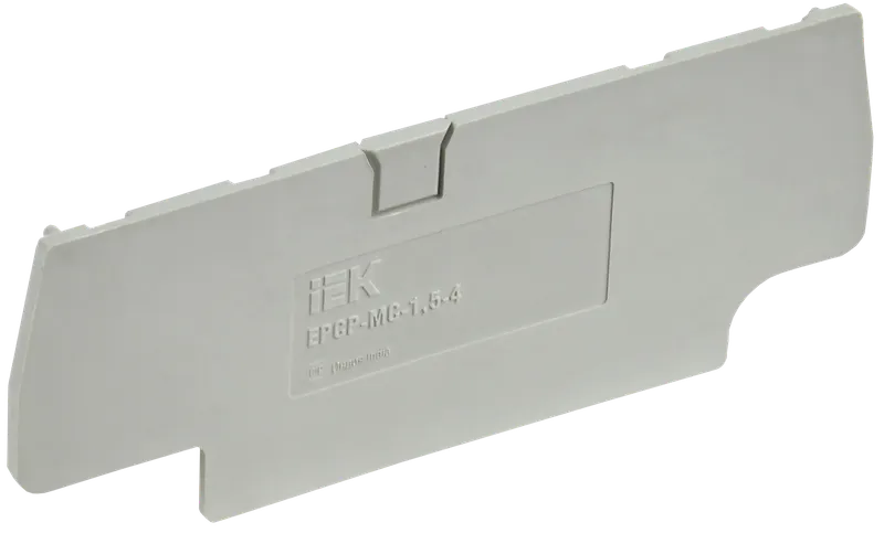 Заглушка для колодки клеммной CP-MC 4 вывода 1,5мм2 серая IEK