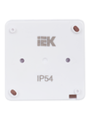 Выключатель 1-клавишный для открытой установки проходной ВСп20-1-0-ГПБ IP54 ГЕРМЕС PLUS (цвет клавиши: белый) IEK6