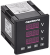 Вольтметр цифровой щитовой трехфазный DO RS-485 72х72мм LED GENERICA0