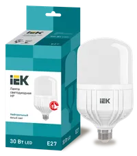 LED lamp HP 30W 230V 4000k E27 IEK