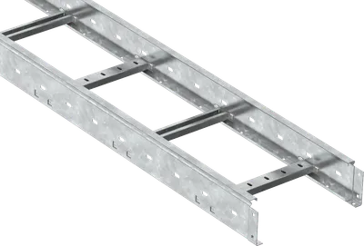 LESTA metal ladders made of galvanized steel are used for the installation of cable routes at industrial, commercial and civil construction sites with increased requirements for the carrying capacity of the tray.
LESTA ladders are made of cold-rolled steel coils with subsequent application of a protective zinc coating immersion in the melt (GOST 9.307-89).