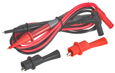 The TL30 probe set is an integral part of any multimeter for measuring electrical parameters of the network, with a maximum voltage of 600V and a current of 10A. Safety category - CAT III. The length of the wire is 1100 mm.
