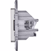 INSPIRIA Розетка компьютерная двойная RJ45 категория 5Е UTP алюминий5