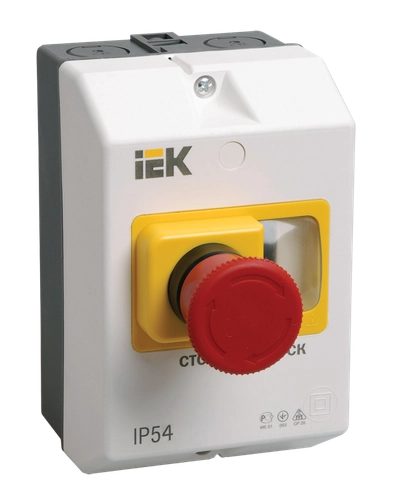 Оболочка защитная с кнопкой "Стоп" IP54 IEK