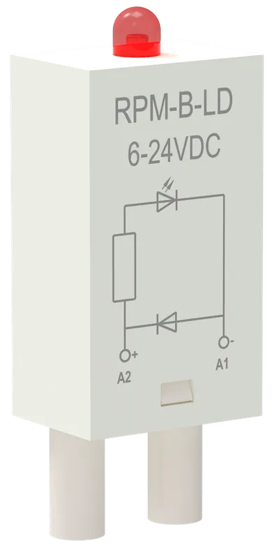Модуль защиты для реле диод+светодиод 6-24В DC ONI
