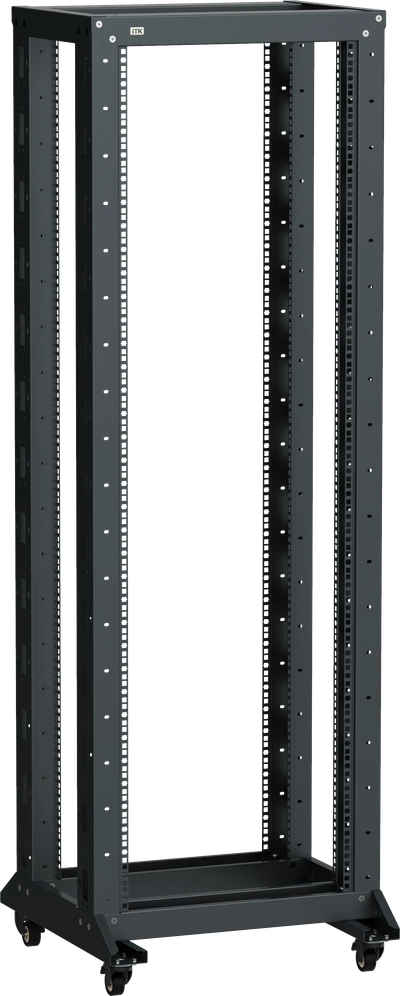 ITK LINEA F Стойка двухрамная на роликах 33U 600х600мм черная