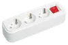 Portable socket dismountable with a switch. k03V 3 sockets CLASSIC IEK0