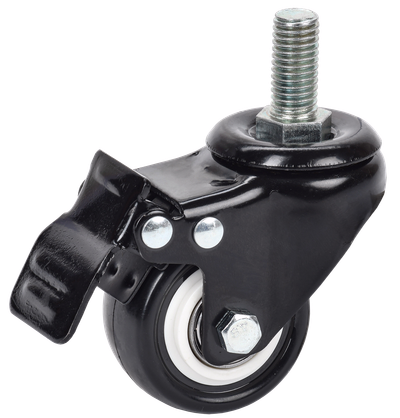 ITK Caster with brake M12 black