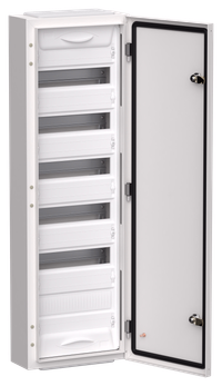 TITAN 5 Корпус металлический ЩРн-72 (1х72) 960х310х140мм IP54 белый (одна дверь) IEK