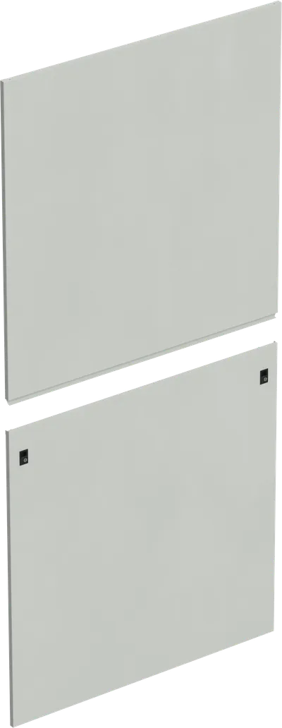 Двухсекционная боковая панель тип B - увеличенной глубины, применяется для комплектации серверных шкафов ITK by ZPAS высотой 42U глубиной 1000мм.

Увеличивает монтажное пространство в шкафах шириной 600 мм, для возможности установки блоков розеток с внешней стороны 19" профиля. Установка панелей типа B увеличивает общую ширину шкафа на 22 мм.
Панель состоит из верхней и нижней части, оснащена подпружиненными защелками-замками с индивидуальным ключом.

Для комплектации одного шкафа необходимо два комплекта боковых панелей.