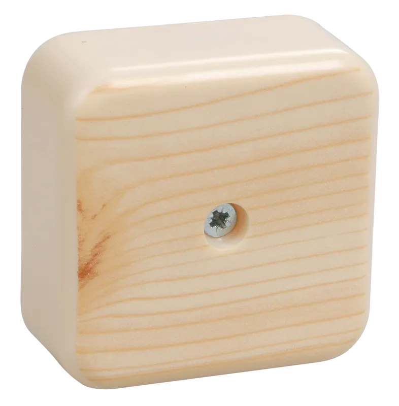 KM41206-04 pull box for surface installation 50x50x20 mm pine (4 terminal blocks 3mm2)