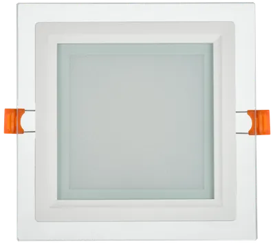LIGHTING Светильник светодиодный ДВО 1624 со стеклом квадрат 12Вт 4000К IP20 IEK