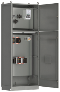 Панель вводная ВРУ3-14 УХЛ4 с АВР 3p 2х160А в составе автоматический выключатель 3p 2х160А контактор реверсивный 185А и учет IEK